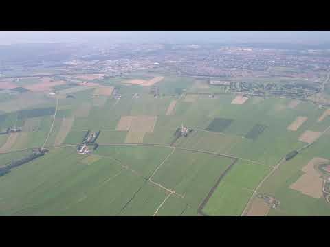 Approach Schiphol 18C - From the North to the South above North Holland