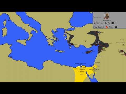 "The Sea Peoples" Invasion Of The Middle East Every 5 Years.