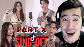 Download lagu [REACTION]🇮🇩 SING-OFF TIKTOK SONGS PART X (Left And Right, Tak Ingin Usai, 8 Letters) vs Mirriam Eka mp3