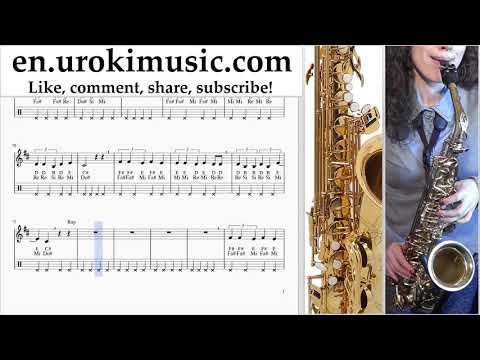 How to Play Saxophone (Tenor) Marshmello & Anne-Marie - FRIENDS Tabs um-i352