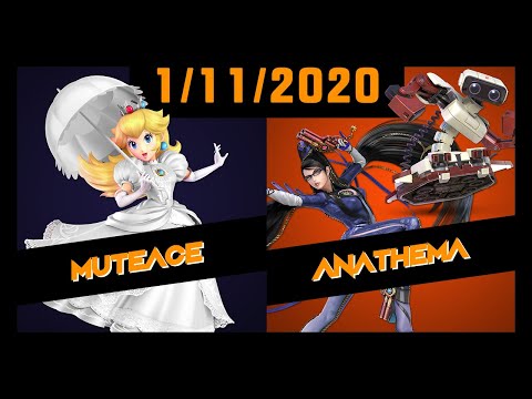 ECG Weekly 1/11/2020 - Grand Finals Set 2 - MuteAce(Peach) Vs. Anathema(Bayonetta, ROB) - SSBU