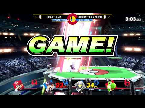 Elite Smash Friday #48 - Mellow + Pink Menace Vs. Brax + Jesus - Winner's Finals Doubles