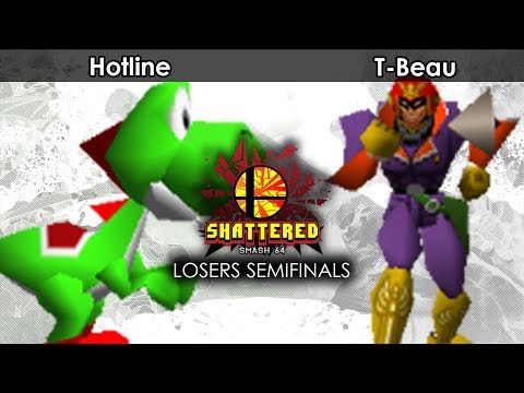 Smash 64: Hotline (Yoshi) V T-Beau (Falcon/Luigi) - Shattered 76 Tournament SSB64