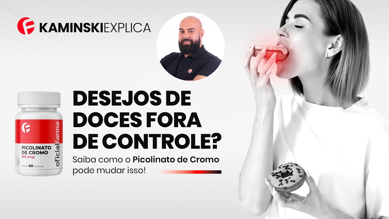Miniatura da avaliação em vídeo de Suplemento Picolinato De Cromo Ultra Growth Supplements 120 Comp Natural / Sem Sabor