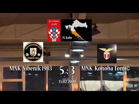 MNK Šibenik 1983 - MNK Konoba Tomić 5:3 highlights