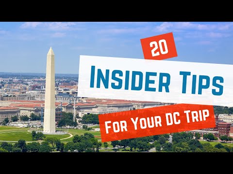 20 Insider Tips for Your DC Trip