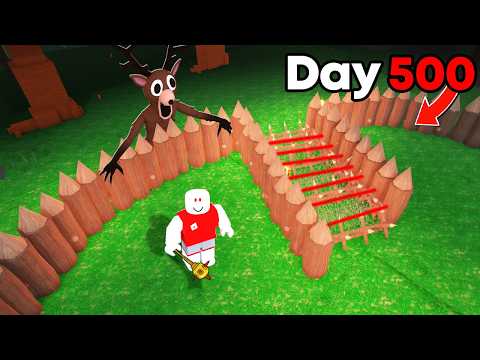 I Built the DEADLIEST BASE in 99 Nights in the Forest!