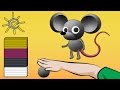 Як ліпити мишку з пластиліну | Уроки ліпки для дітей 