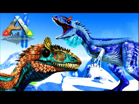 Domestication of Cryolophosaurus + ARK Survival Evolved trap (Cryolophosaurus Taming)