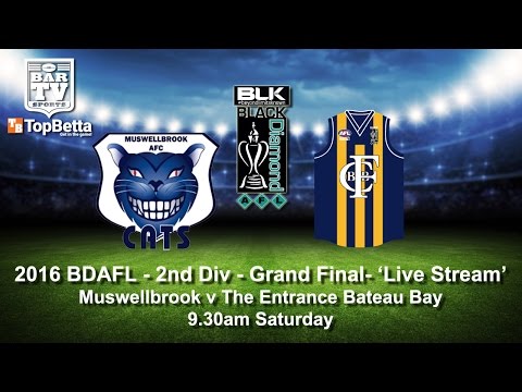 2016 - BDAFL - 2nd Div - Grand Final - Muswellbrook v Bateau Bay