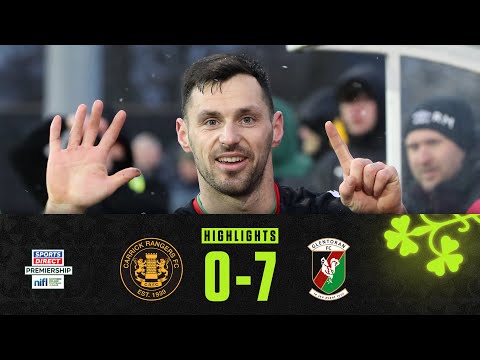 Hoban scores SIX! | Carrick Rangers 0-7 Glentoran | #sportsdirectprem 