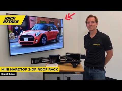 2014-2022+ MINI Hardtop 2-dr Hatchback with Flush Side Rails - Thule's Best Roof Rack Crossbars