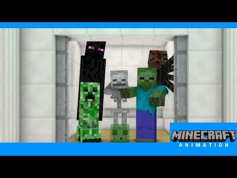 Skincraftxza - Pixel Frosty Elevator Collab Entry (Minecraft Animation)