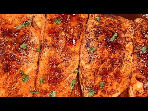 Sweet Chili Lime Salmon | Let's Eat Cuisine