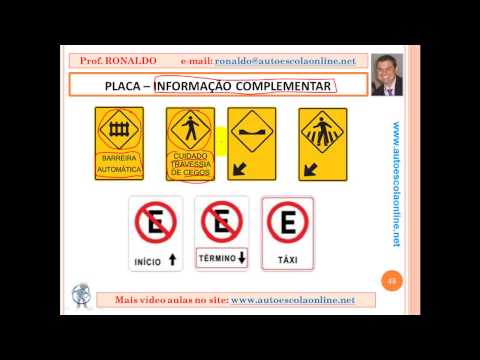 AULA 38 SINALIZAÇÃO DE TRÂNSITO - LEGISLAÇÃO DE TRÂNSITO PARA PROVA SIMULADA DO DETRAN