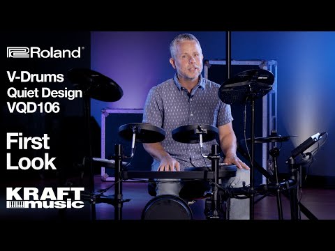 Roland V -Drums Quiet Design VQD106 - First Look