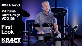 Video thumbnail for Roland V -Drums Quiet Design VQD106 - First Look by Kraft Music