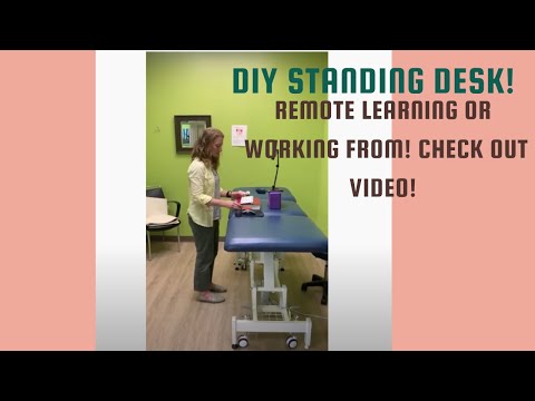 Standing desk at home!