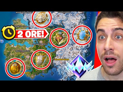 Atterro per 2 ORE ai MEDAGLIONI dei BOSS in RANKED! Capitolo 5 Fortnite ITA!