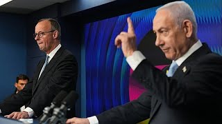 El canciller Merz legitima al primer ministro Netanyahu durante una visita de Estado a Israel