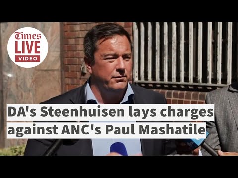 DA's Steenhuisen lays charges against ANC's Paul Mashatile