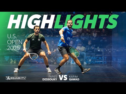 🇪🇬 Gawad v Dessouky 🇪🇬 | U.S. Open 2025 | ROUND 2 HIGHLIGHTS