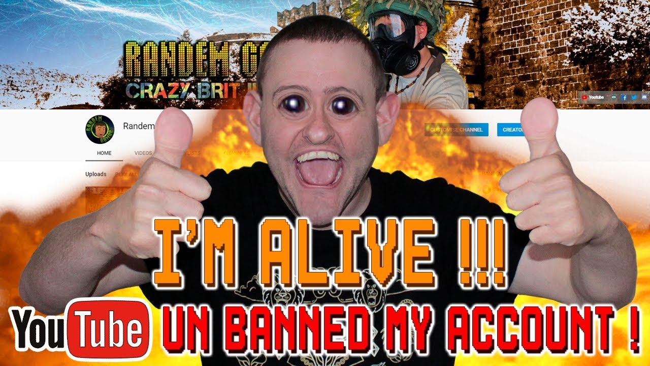 I'm Alive ! ► YouTube UnBanned my Account !