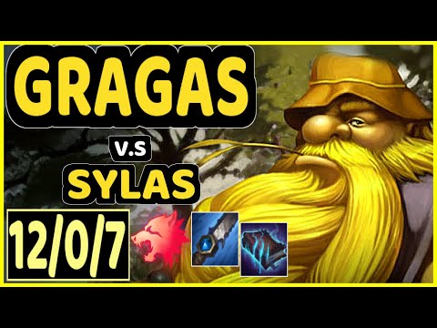 PEANUT (GRAGAS) vs SYLAS - 12/0/7 KDA JUNGLE CHALLENGER GAMEPLAY - KR