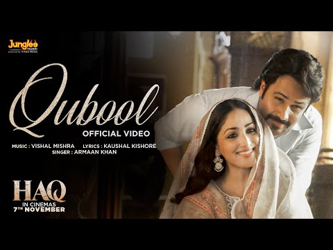 Poster  Qubool Lyrics – Haq | Armaan Khan 