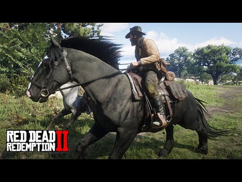 06 - Ganhei O SHIRE NEGRO, briga no BAR e Urso Lendário - Red Dead Redemption 2