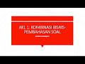 Contoh Soal Dan Jawaban Kombinasi Bisnis