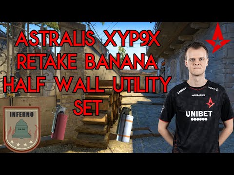 Astralis Xyp9x Retake Banana Half Wall Nades