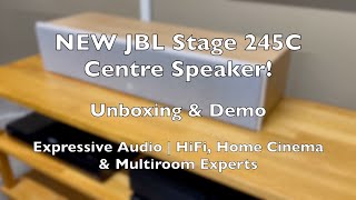 Video thumbnail for NEW JBL Stage 245C Centre Speaker! | Unboxing & Demo | JBL Home Cinema | Expressive Audio by Expressive Audio