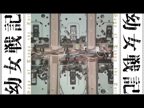 Youjo Senki ending - "Los! Los! Los!" on 6 floppy drives