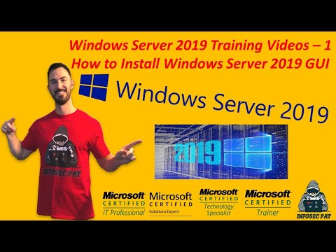 How to Install Windows Server 2019 GUI Desktop Experience Video 1 Windows Server 2019 Training
