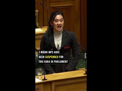 MPs suspended for  this Haka in parliament