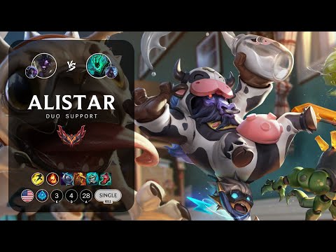 Alistar Support vs Thresh - NA Grandmaster Patch 13.16