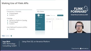 Using Flink SQL on Ververica Platform