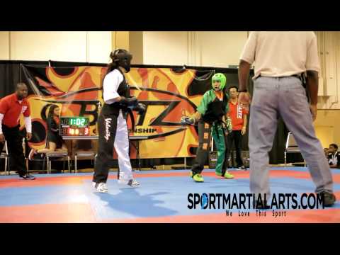 Katie Smith v Melanie Ortiz - 2013 BLITZ Championships - Womens Sparring Grands