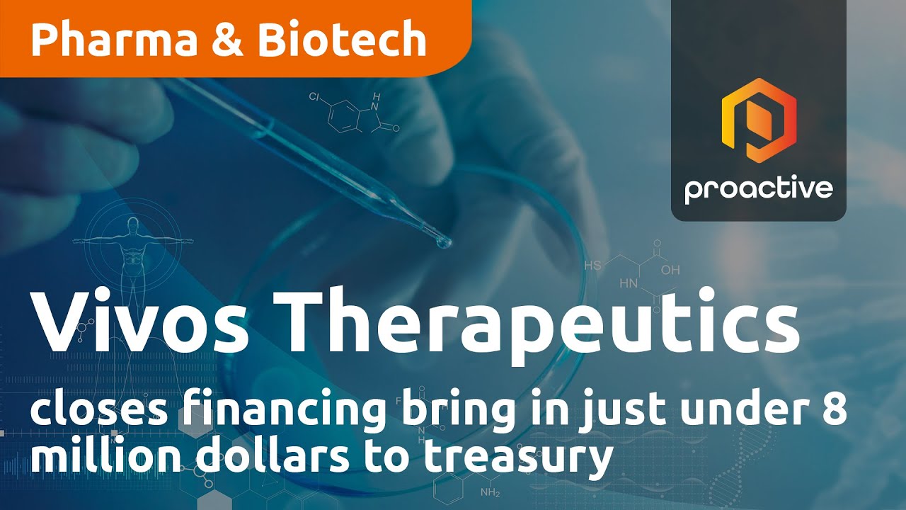 Vivos Therapeutics closes financing bringing in just under 8 million dollars to treasury