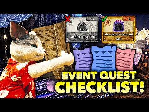 The ULTIMATE Event Quest CHECKLIST - MHWilds Lumenhymn Fest!