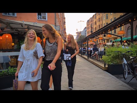 Sweden, Stockholm 4K - Evening walk from Vasaparken to St. Eriksplan neighbourhood #11