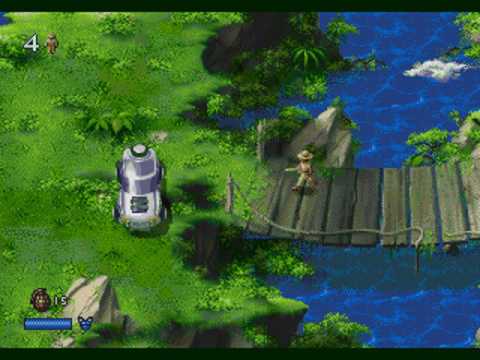 The Lost World: Jurassic Park - Sega Genesis \ Megadrive Gameplay  (1/4)