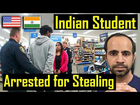 Indian and Nepali Students ARRESTED for Shoplifting in America