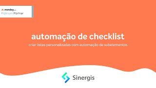 como usar monday.com | automação de checklist com subelementos
