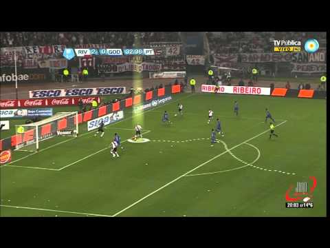 BAJO LA LUPA GOL DE AGUIRRE HD - RIVER 5 GODOY CRUZ 0 - FECHA 10 (07 10 2012)