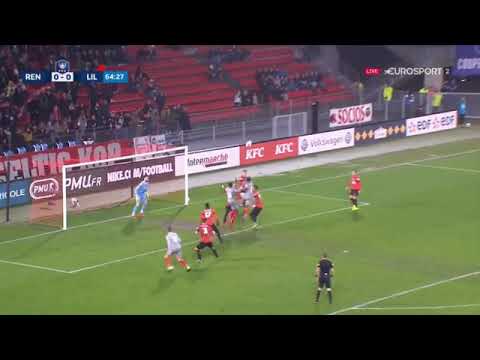 Rennes 0-1 Lille - Nicolas Pepe 65'