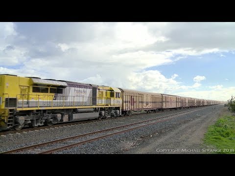 1800 Metre Long SCT PM9 With 5 Locomotives - PoathTV Australian Trains & Railways