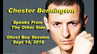 Chester Bennington SPEAKS FROM THE OTHER SIDE Ghost box session AMAZING !!  Linkin park PARANORMAL