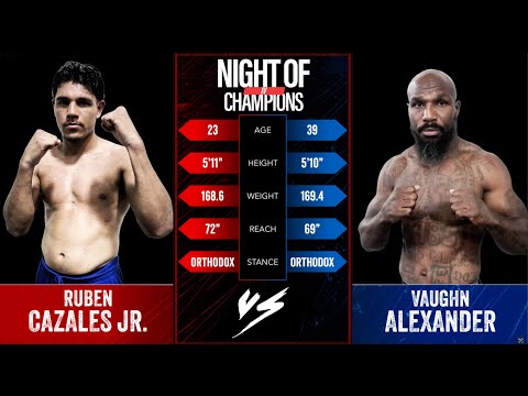 Ruben Cazales vs Vaugh Alexander | Night of Champions IV | September 27th, 2025